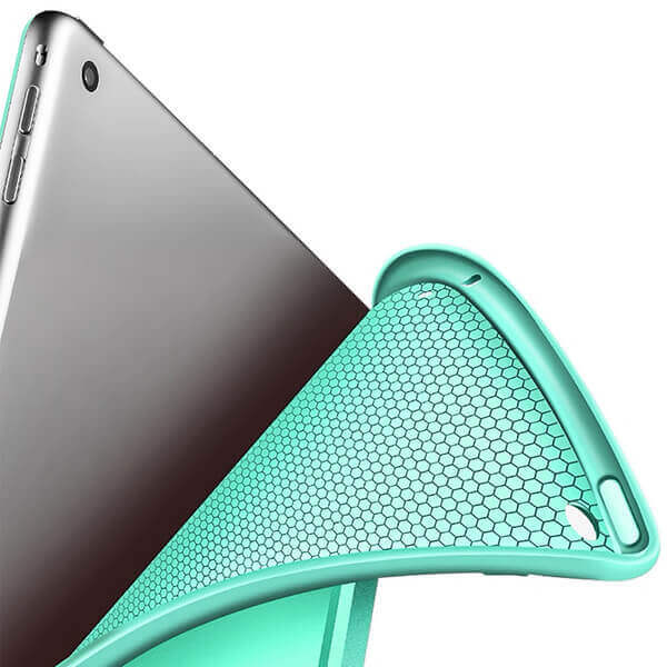 2v1 Smart flip cover + zadní silikonový ochranný obal pro Apple iPad Pro 11" 2021  - zelený