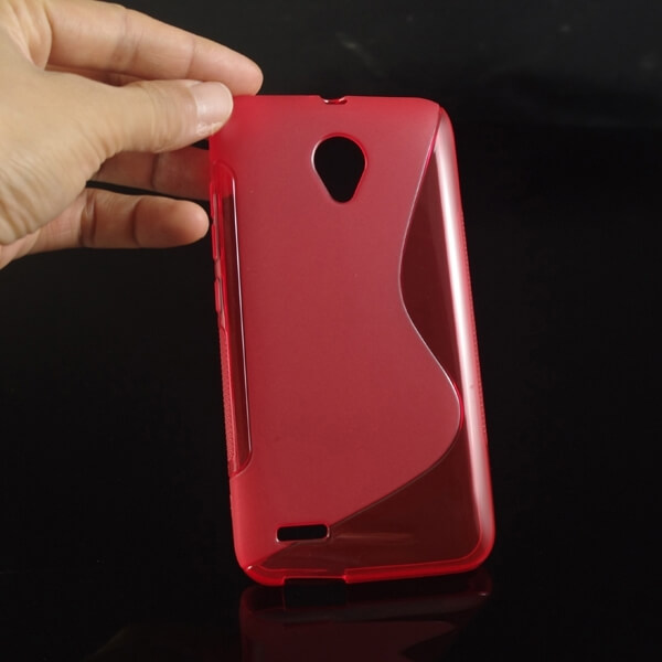 Silikonový ochranný obal S-line pro Vodafone Smart Prime 6 - červený