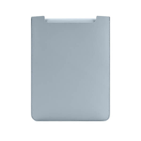 Ochranný koženkový obal pro Apple MacBook Air 13" (2018-2020) - světle modrý