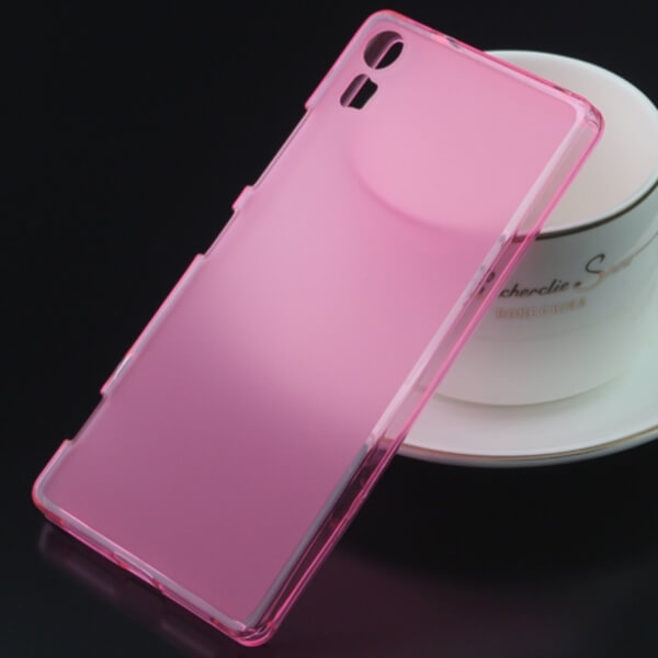Silikonový mléčný ochranný obal pro Lenovo Vibe Shot - růžový