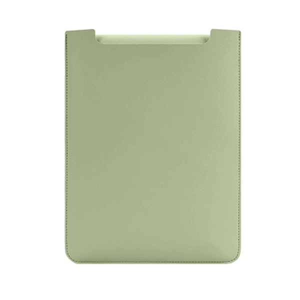 Ochranný koženkový obal pro Apple MacBook Pro 14" (2021, M1) - světle zelený