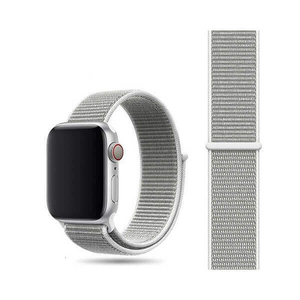 Nylonový pásek pro chytré hodinky Apple Watch 45 mm (7.série) - šedý