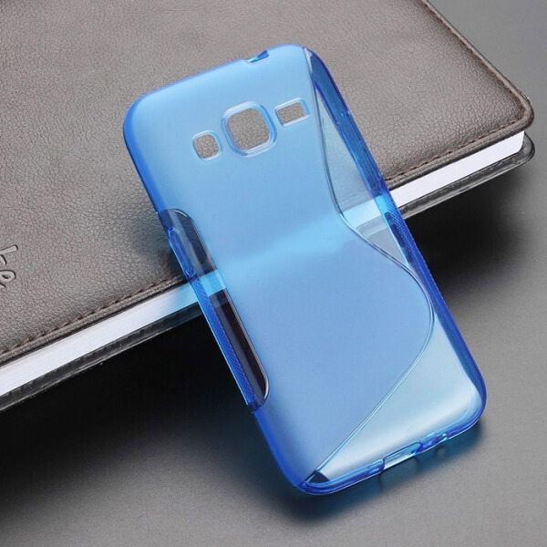 Silikonový ochranný obal S-line pro Samsung Galaxy Core Prime G360 - modrý