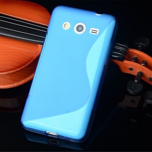 Silikonový ochranný obal S-line pro Samsung Galaxy Core Plus G350 - modrý