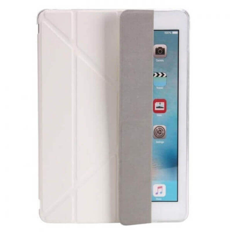 2v1 Smart flip cover + zadní silikonový ochranný obal pro Apple iPad Air 5 10.9" (2022,M1) - bílý