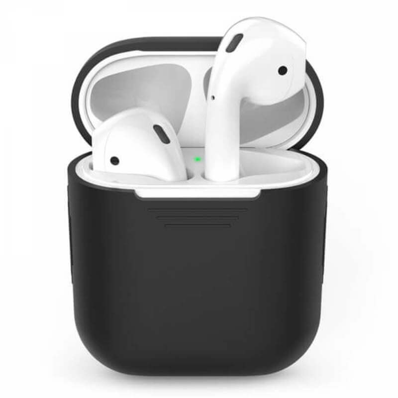 Silikonové ochranné pouzdro pro Apple AirPods 2.generace (2019) - černé