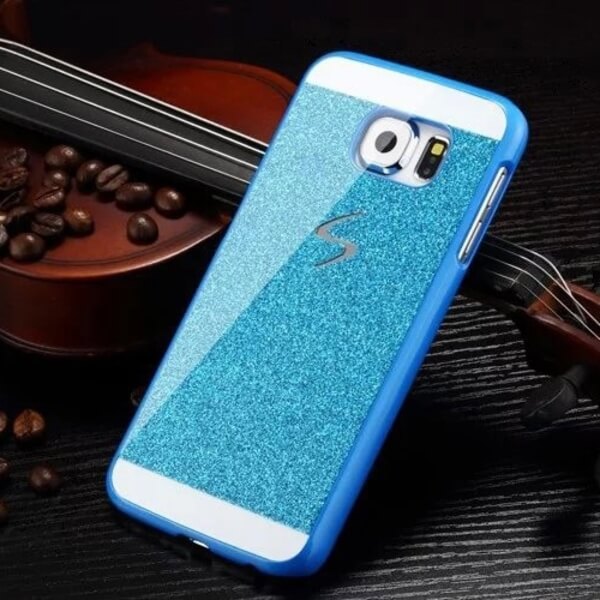 Plastový ochranný obal se třpytky Samsung Galaxy S6 Edge ...