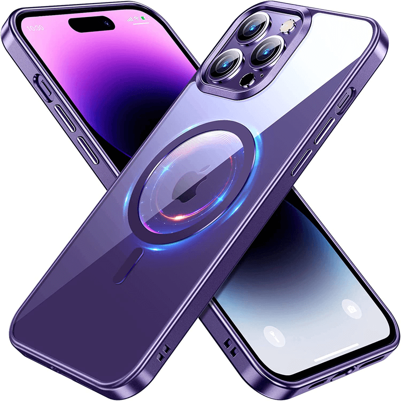 MagSafe silikonový kryt pro Apple iPhone SE (2022) - fialový