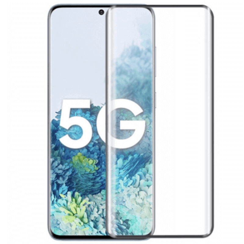 3D ochranné tvrzené sklo s rámečkem pro Samsung Galaxy S23 Ultra 5G - černé
