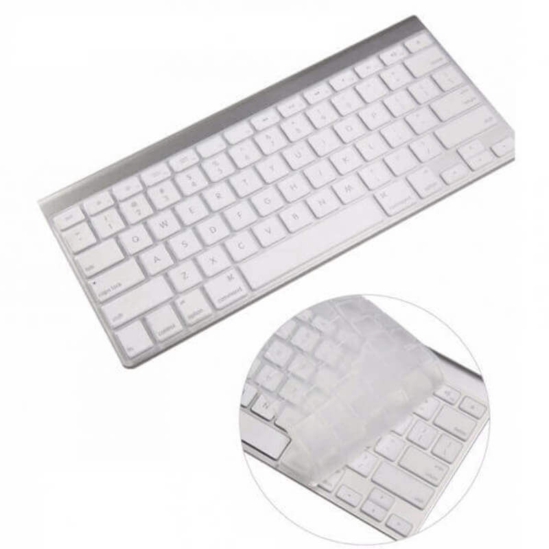 Silikonový ochranný obal na klávesnici EU verze pro Apple MacBook Pro 14"  - průhledný