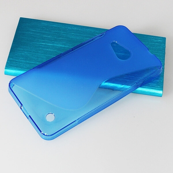 Silikonový ochranný obal S-line pro Nokia Lumia 550 - modrý