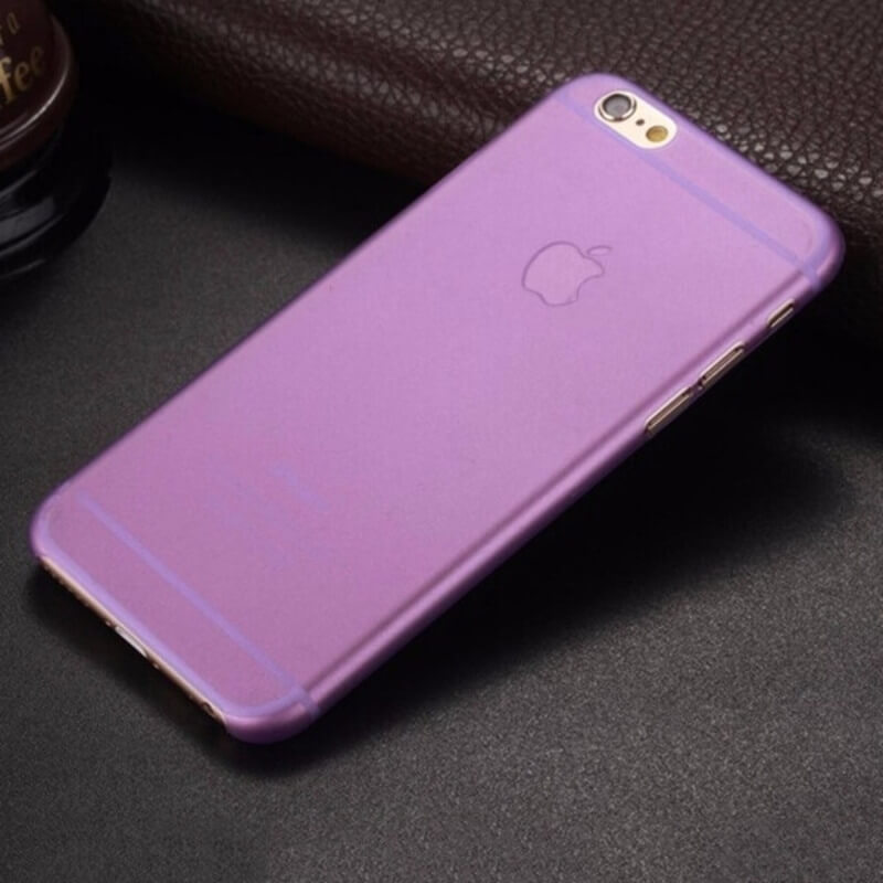 Ultratenký plastový kryt pro Apple iPhone 12 Pro - fialový