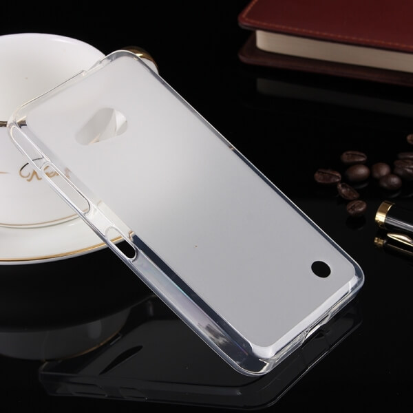 Silikonový mléčný ochranný obal pro Nokia Lumia 550 - bílý