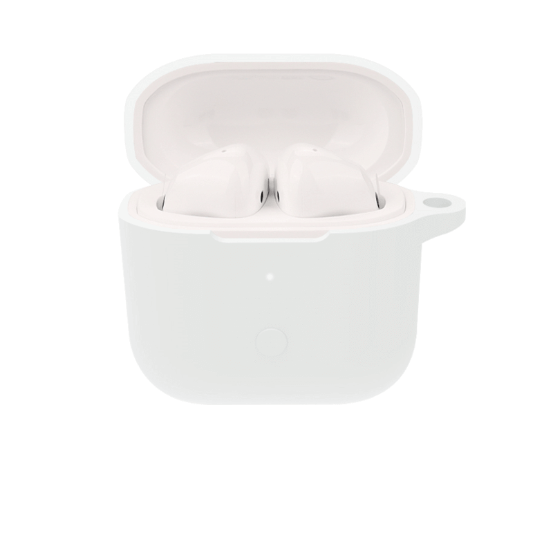 Silikonové ochranné pouzdro pro Xiaomi Redmi Buds 4 Pro - bílé