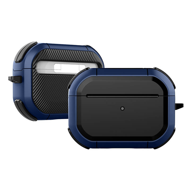 Extra odolné ochranné pouzdro pro Apple AirPods Pro (2.generace) - tmavě modré