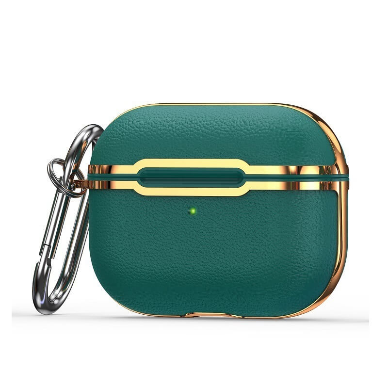 Luxusní ochranné pouzdro pro Apple AirPods 2.generace  - tmavě zelené