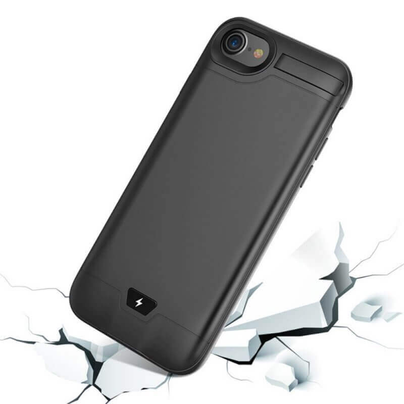 3v1 Silikonové pouzdro smart battery case power bank 5000 pro Apple iPhone 11 - černé