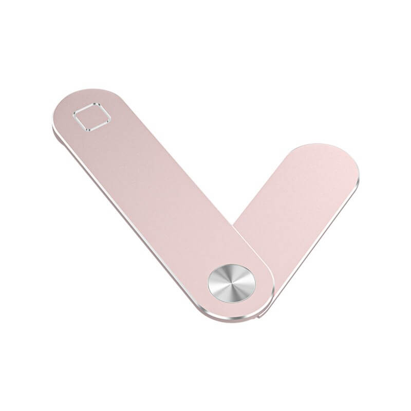 Magnetický držák na telefon k notebooku - růžový