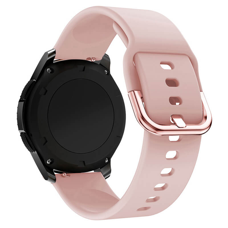 Silikonový řemínek pro chytré hodinky Samsung Galaxy Watch 5 Pro 45 mm - světle růžový