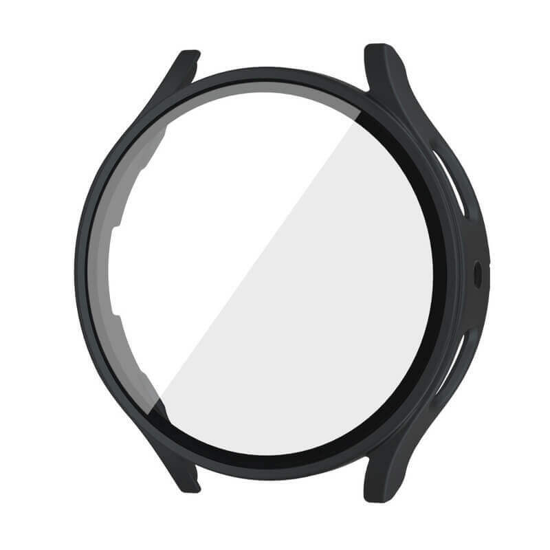 Ochranný kryt se sklem pro Samsung Galaxy Watch 6 44 mm - černý