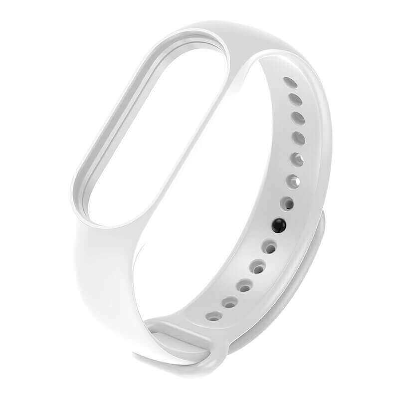 Silikonový řemínek pro chytré hodinky Xiaomi Mi Band 8 - bílý