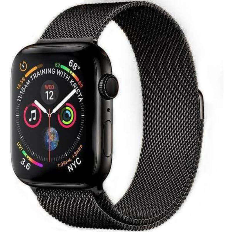 Elegantní kovový pásek pro chytré hodinky Apple Watch Ultra 2 49 mm - černý