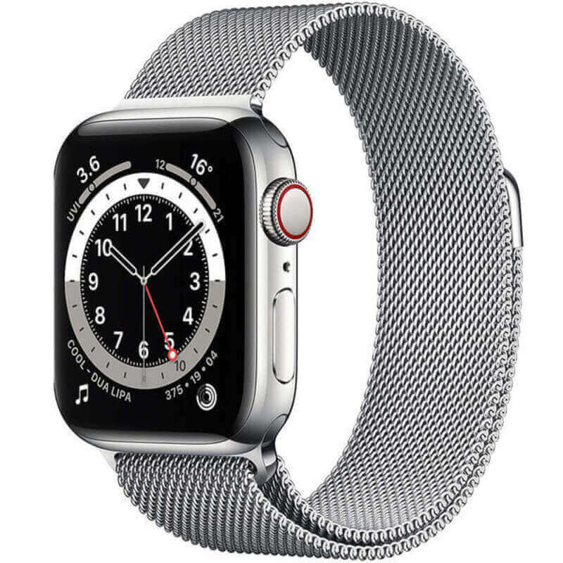Elegantní kovový pásek pro chytré hodinky Apple Watch 45 mm (9.série) - stříbrný