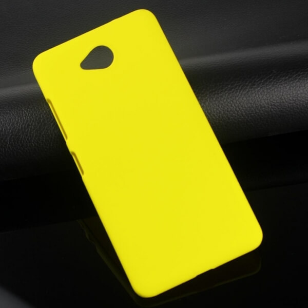 Plastový obal pro Nokia Lumia 650 - žlutý