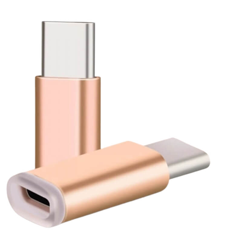 Redukce vstup micro USB do Nový Apple MacBook s Type C výstupem zlatá