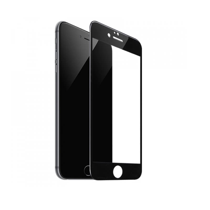 3x 3D tvrzené sklo s rámečkem pro Apple iPhone 8 - černé - 2+1 zdarma