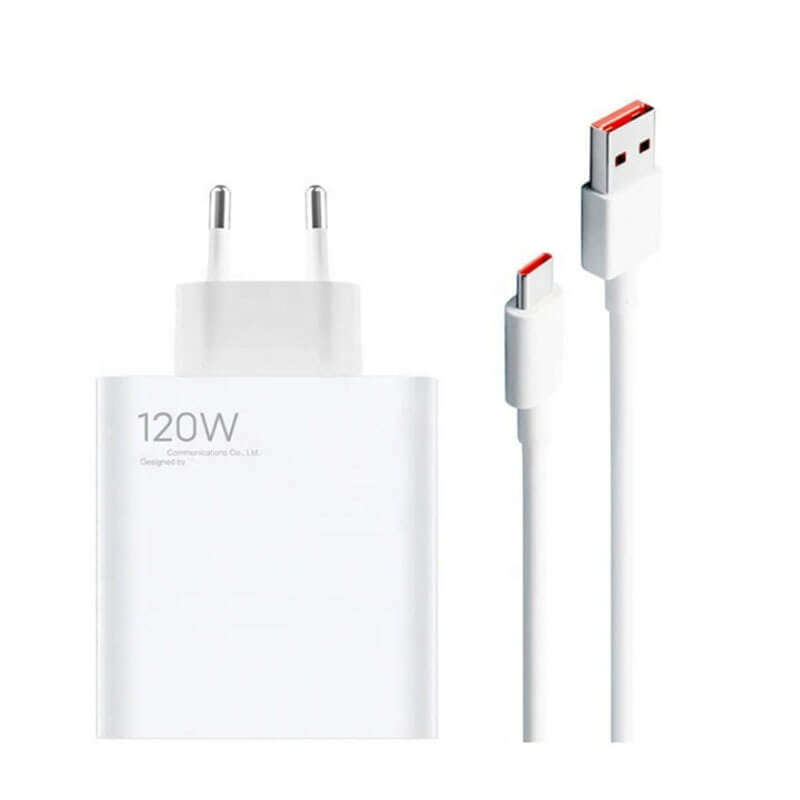 Rychlonabíjecí síťový adaptér 120W s nabíjecím kabelem USB C - bílý