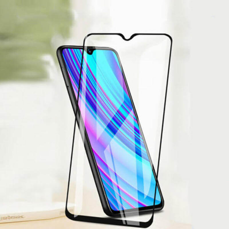 3x 3D ochranné tvrzené sklo s rámečkem pro Xiaomi Redmi A2 - černé - 2+1 zdarma