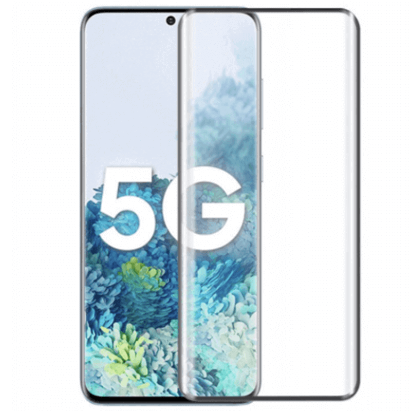 3x 3D ochranné tvrzené sklo s rámečkem pro Samsung Galaxy S24 Ultra 5G - černé - 2+1 zdarma