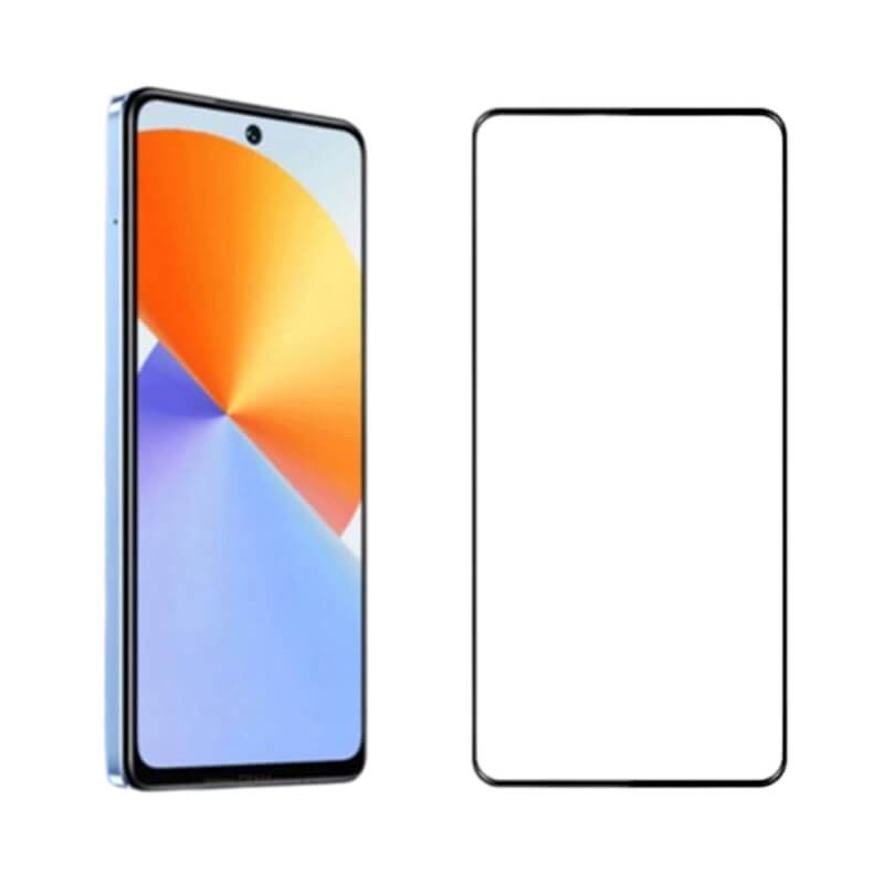 3x 3D ochranné tvrzené sklo s rámečkem pro Infinix Note 30 4G - černé - 2+1 zdarma