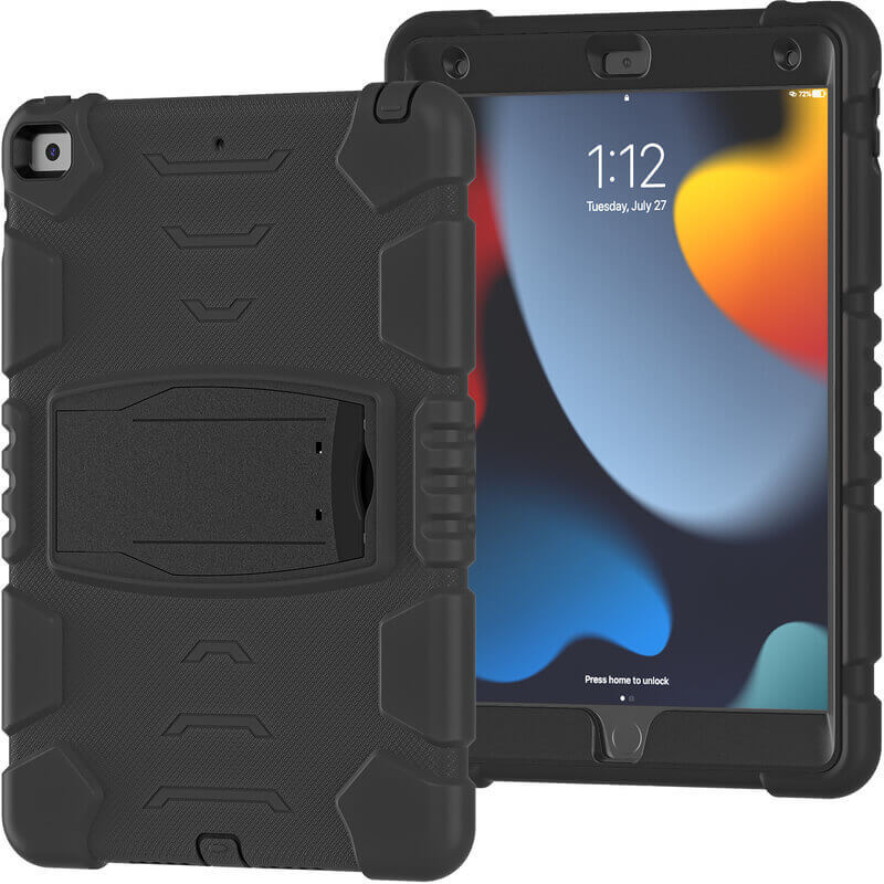 Extra odolný obal s držákem pro Apple iPad 10.2" 2020  - černý