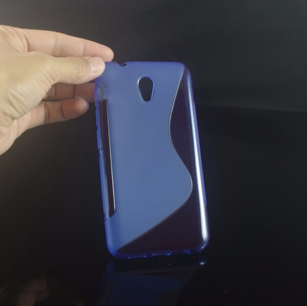 Silikonový ochranný obal S-line pro Vodafone Smart Prime 7 - modrý