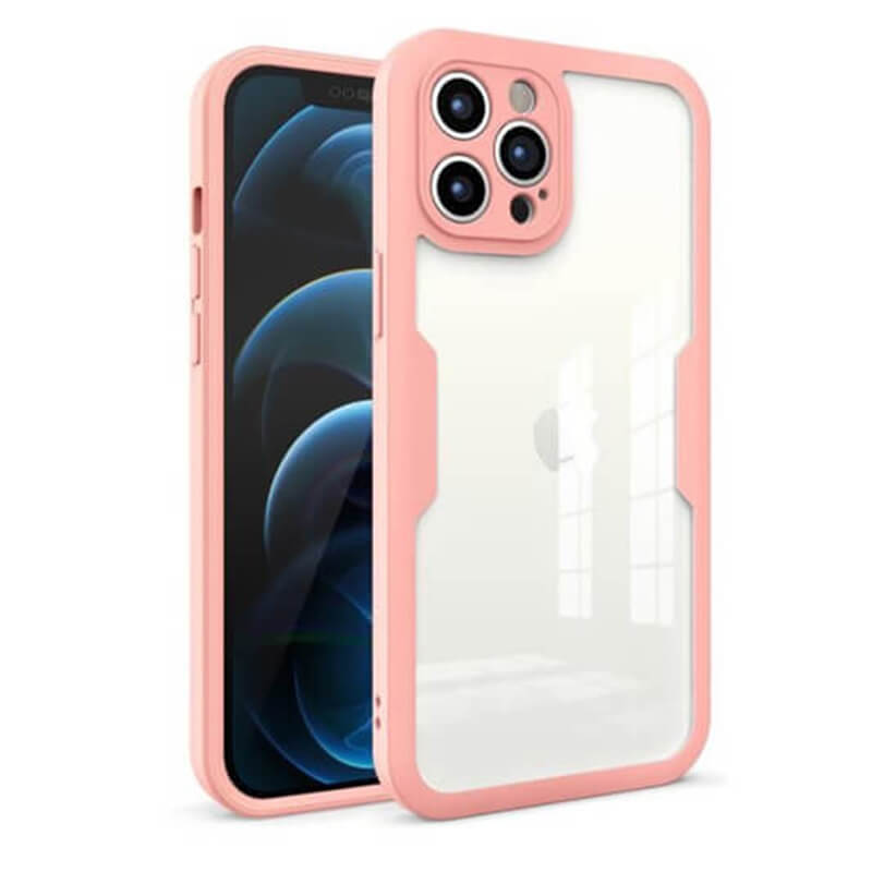 Ochranný 360° celotělový kryt pro Apple iPhone 11 - světle růžový