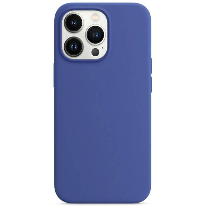 Magnetic Leather MagSafe kožený kryt pro Apple iPhone 11 Pro - světle modrý