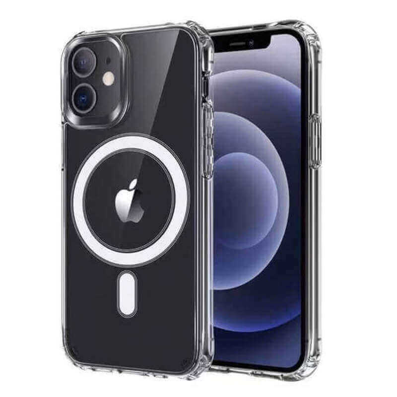 Ochranný silikonový obal MagSafe s integrací pro bezdrátové nabíjení Apple iPhone 16 - průhledný