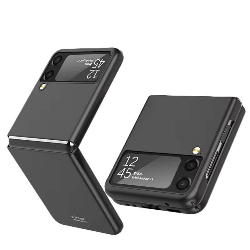 Plastový kryt pro Samsung Galaxy Z Flip4 5G F721B - černé