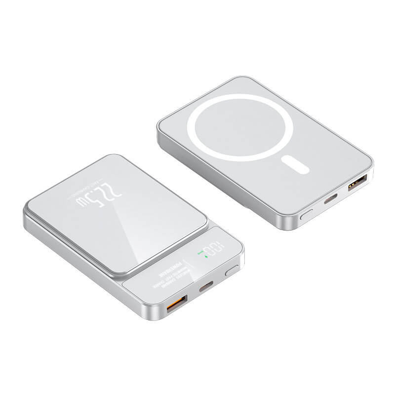Powerbanka s Magsafe a displejem 10000 mAh - bílá