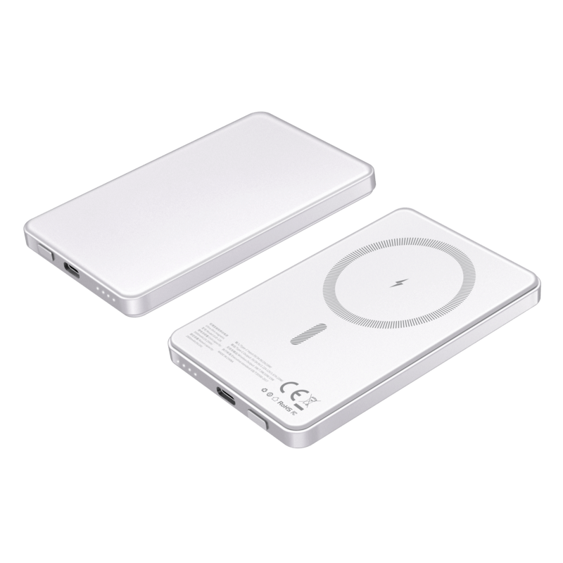Powerbanka s Magsafe 5000 mAh - stříbrná