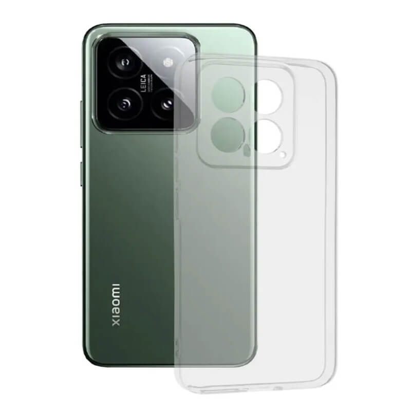 Silikonový obal pro Xiaomi 14T - průhledný
