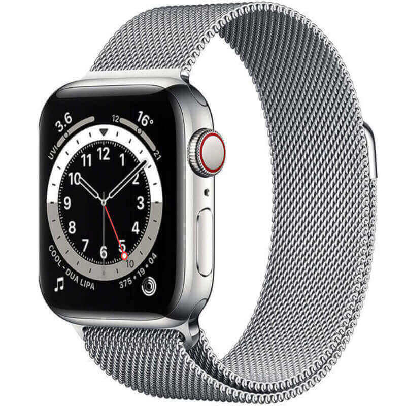 Elegantní kovový pásek pro chytré hodinky Apple Watch 46mm (10.série) - stříbrný