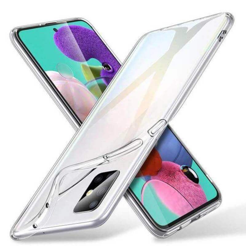 Silikonový obal pro Samsung Galaxy A71 5G - průhledný