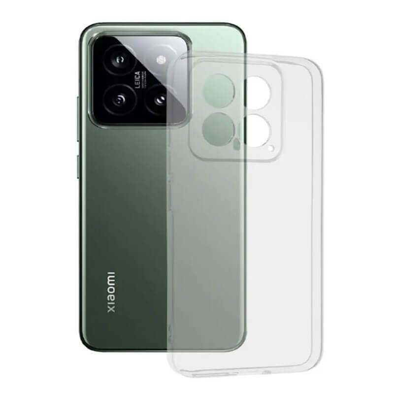 Silikonový obal pro Xiaomi 15T Pro - průhledný