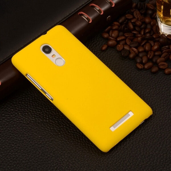 Plastový obal pro Xiaomi Redmi Note 3 - žlutý