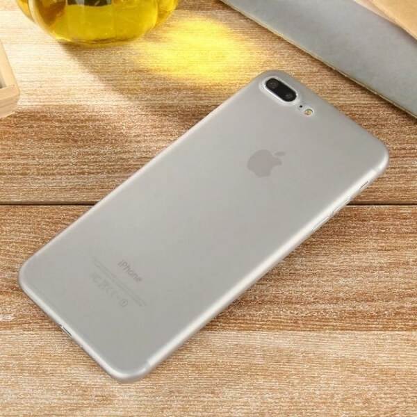 Ultratenký plastový kryt pro Apple iPhone 7 Plus - šedý