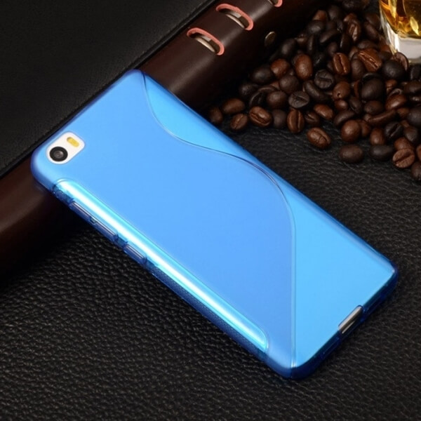Silikonový ochranný obal S-line pro Xiaomi Mi5 - modrý