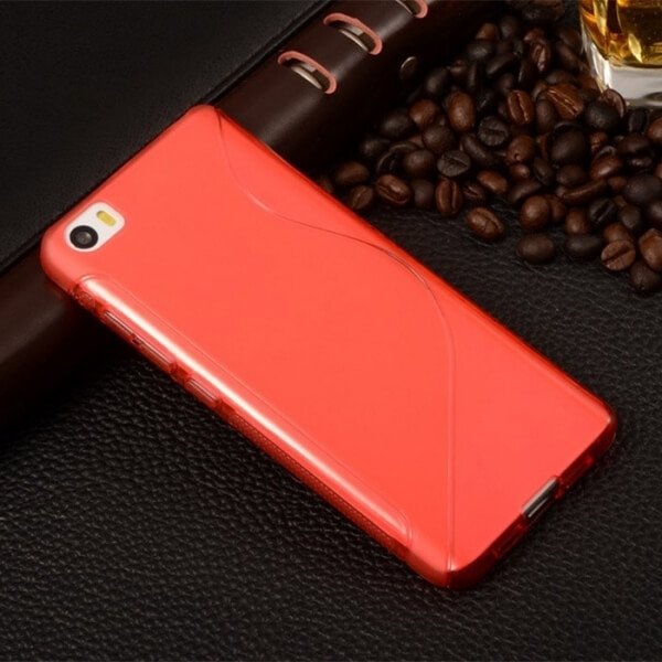 Silikonový ochranný obal S-line pro Xiaomi Mi5 - červený
